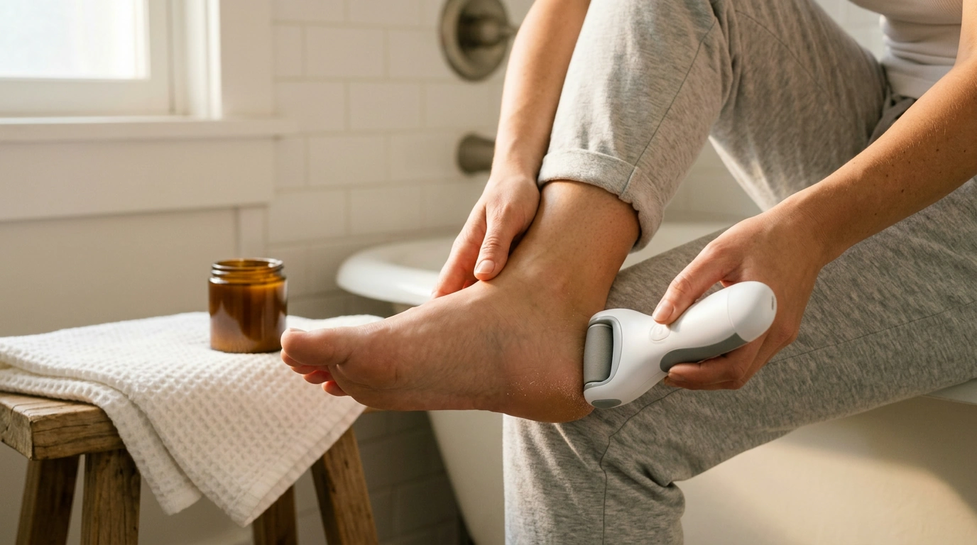 Rechargeable Electric Foot File Grinder: Easy Heel Care